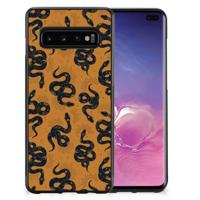 Back Cover voor Samsung Galaxy S10+ Snakes - thumbnail