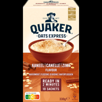 Quaker Oats Express Havermout Kaneel 330 gr bij Jumbo - thumbnail
