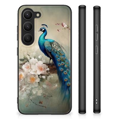 Dierenprint Telefoonhoesje voor Samsung Galaxy S23 Vintage Pauwen Dierenprint Telefoonhoesje voor Samsung Galaxy S23 Vintage Pauwen
