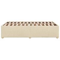 Bedframe zonder matras 120x200 cm stof crèmekleurig - thumbnail