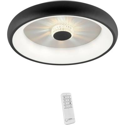 Just Light Ronde plafondlampVertigo zwart Ø 46,5cm - 14384-18