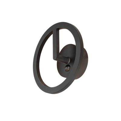 SLV Strakke buitenlampQ-Ring met sensor - zwart - 1007916