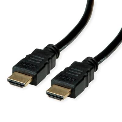 ROLINE RM 8K HDMI Ultra HD-kabel met ethernet, Male/Male, zwart, 5 m