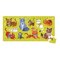 Banana Panda - ik hou van katten puzzel - 60st. - thumbnail