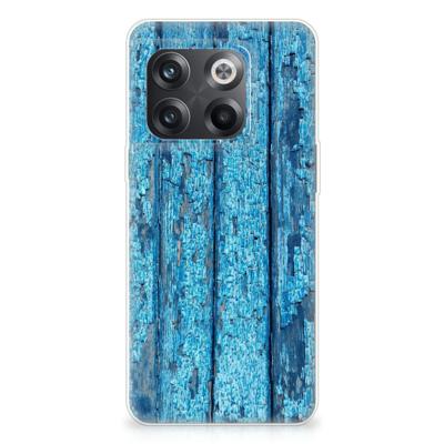 OnePlus 10T | Bumper Hoesje | Wood Blue