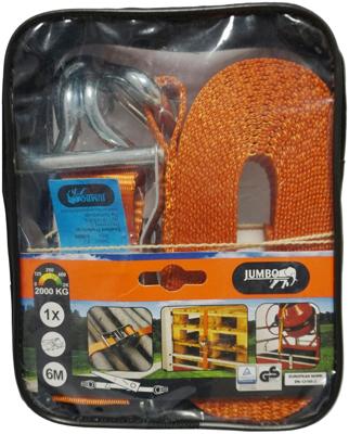 Ad Lashing straps ratchets 6 2000 kg / jumbo