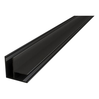 Xellanz Hoekprofiel 200cm mat zwart