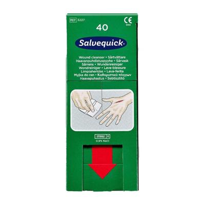 Salvequick Wundreinigungs- tücher Nachfüllkarton 40 Wondreinigingsdoekjes 1009301 40 stuk(s) Salvequick Wundreinigungs- tücher Nachfüllkarton 40 Wondreinigingsdoekjes 1009301 40 stuk(s)
