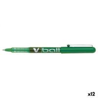 Pen Roller Pilot V Ball 0,7 mm Groen (12 Stuks) - thumbnail