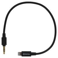 Boya BY-K1 3.5mm male TRRS to male lightning adapter cable (20cm) - thumbnail