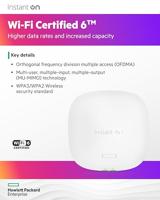 Hewlett Packard Enterprise R9B28A R9B28A Single WiFi-accesspoint 2.4 GHz, 5 GHz - thumbnail