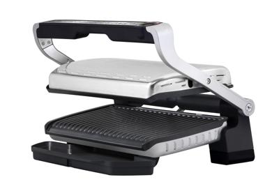 Tefal Optigrill XL Contactgrill Elektrisch Automatische temperatuuraanpassing RVS (geborsteld), Zwart