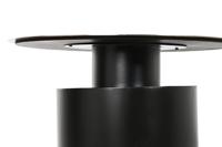 Bijzettafel DKD Home Decor 76 x 76 x 46 cm Zwart Gouden Ijzer - thumbnail