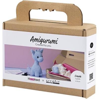 Creativ Company Hobbyset amigurumi, giraf, lichtblauw, 1 doos