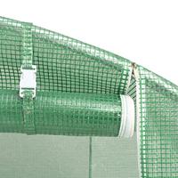 Broeikas 4,5 m met stalen fundering 300x150x200 cm - thumbnail