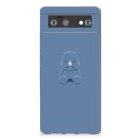 Google Pixel 6 Telefoonhoesje met Naam Baby Rhino - thumbnail