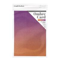 Craft Perfect By Tonic Studios Craft perfect • glitter card a4 250g ombre arabian nights 5pcs - thumbnail