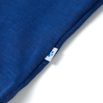 Kindershirt met korte mouwen 128 donkerblauw Kindershirt met korte mouwen 128 donkerblauw