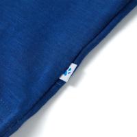 Kindershirt met korte mouwen 140 donkerblauw - thumbnail