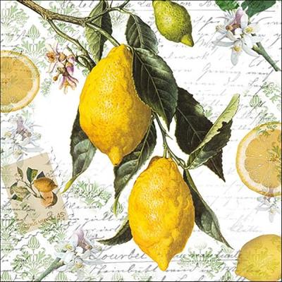 Ambiente Servetten Lemon 33cm