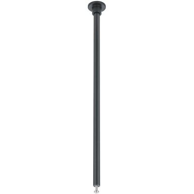 Spanningsrail Ophangset - 2 Stuks - Trion Dual - 25cm - Mat Zwart - Rond - Aluminium