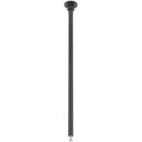 Spanningsrail Ophangset - 2 Stuks - Trion Dual - 25cm - Mat Zwart - Rond - Aluminium - thumbnail