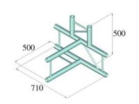 ALUTRUSS BILOCK BQ2-PAT42V 4-way T-Piece - thumbnail