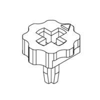 Gekartelde schijf ACP Inhoud: 1 stuk(s) - thumbnail