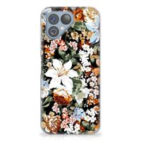 TPU Case voor Fairphone 5 Dark Flowers - thumbnail