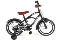 Volare black cruiser kinderfiets - jongens - 14 inch - zwart - 95% afgemonteerd - thumbnail