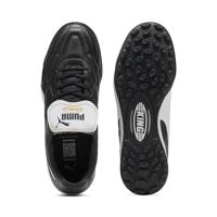 PUMA King Top Turf Voetbalschoenen (TF) Zwart Wit Goud - thumbnail