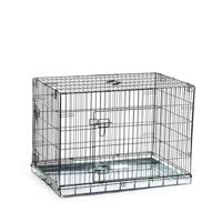 Hondenbench 2 deurs inklapbaar zwart 89 X 60 X 66 cm - thumbnail