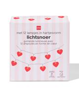 HEMA Lichtsnoer 2m met 12 hartjes voor binnen liefde - thumbnail