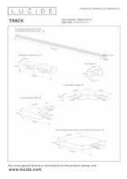 Lucide TRACK Starterset - 1-fase Railsysteem / Railverlichting - 2 meter - Wit - thumbnail