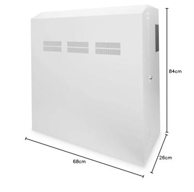 Digitus DN-19 WM-V6U-SL 19inch-wandkast (b x h x d) 640 x 800 x 309 mm 6 HE Grijs-wit (RAL 7035)