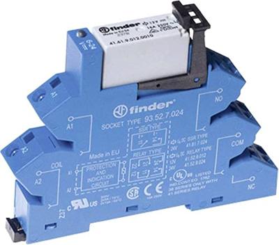 Finder 38.11.7.024.0050 Koppelrelais 24 V/DC 16 A 1x wisselcontact Piece 1 stuk(s) Finder 38.11.7.024.0050 Koppelrelais 24 V/DC 16 A 1x wisselcontact Piece 1 stuk(s)