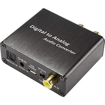 SpeaKa Professional Audio Converter [Toslink, Digitale cinch - Cinch, Jackplug] Unidirectioneel (uni) SP-DAC-TK/CK