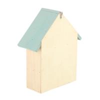 Esschert Design Houten Insectenhotel 10x24x29 cm Naturel/Mintgroen - thumbnail