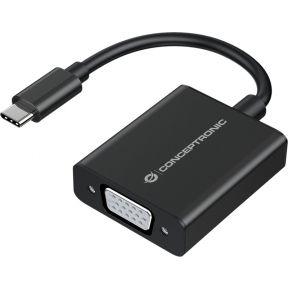 Conceptronic ABBY05B USB grafische adapter 1920 x 1080 Pixels Zwart