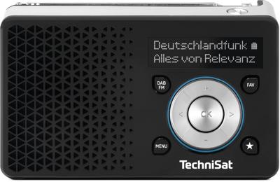 TechniSat DIGITRADIO 1 A Draagbare radio DAB+, FM DAB+, FM Oplaadbaar Zwart, Zilver