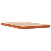 Bedframe massief grenenhout wasbruin 120x190 cm - thumbnail