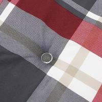 VidaXL Tuinbankkussen 200x50x3 cm oxford stof ruitpatroon rood - thumbnail