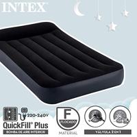 Intex 66552NP 2-Persoons Opblaasbare Bank-Bed 203x224x66 cm Antraciet - thumbnail