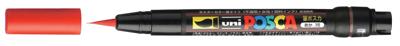 Paintmarker Uni POSCA PCF350 Brush 1-10mm rood Paintmarker Uni POSCA PCF350 Brush 1-10mm rood
