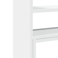 VidaXL Bureau organiser 40x17x41 cm bewerkt hout wit - thumbnail