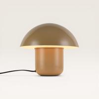 Tafellamp Javera maronne - Bruine paddenstoel lamp van metaal voor binnen - Zonder lichtbron - thumbnail