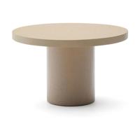 Kave Home Aiguablava tuintafel Ø120 cm cement Beige - thumbnail