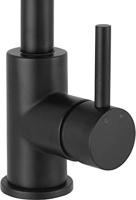 Saqu Shine wastafelkraan draaibare uitloop zwart - thumbnail