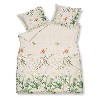 Vandyck flower garden cream tan Dekbedovertrek