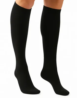 Yellowmoon kinder/dames kniekous 1 paar - Hoge katoeken sokken